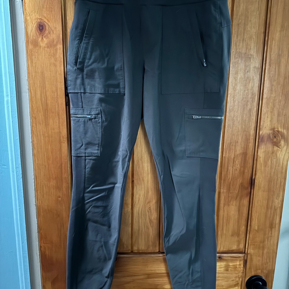 Athleta Women Dark Gray Cargo Pants